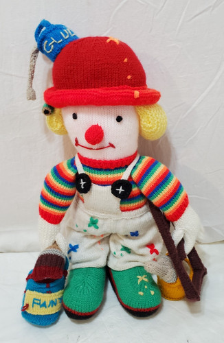 Quality hand made knitted - , doll