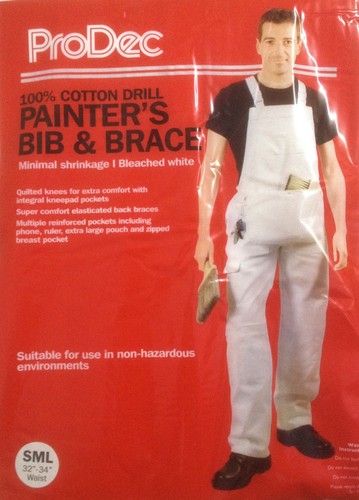 Prodec painters bib and brace - and,