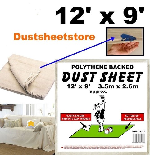 Cotton dust sheet - x, large