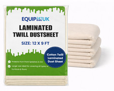 3 x Cotton Dust Sheet Large -