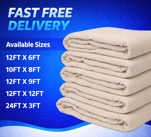 Cotton dust sheet - cotton,